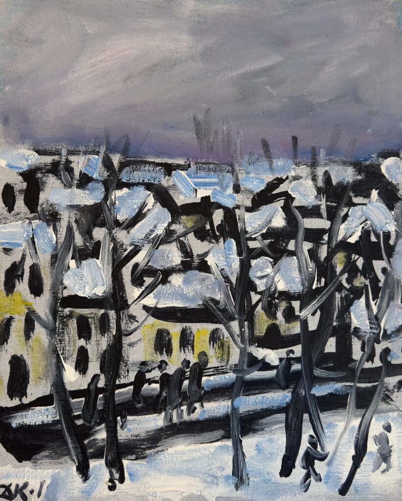 Snow has fallen. 2018